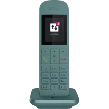 Telekom Speedphone 12 Petrol -langaton puhelin — DECT-langaton puhelin pitkällä akunkestolla