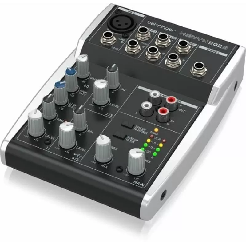 Behringer XENYX 502S - analoginen audiomikseri