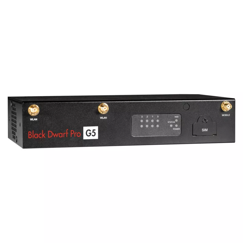 Securepoint Black Dwarf Pro G5 -laitteistopalomuuri Desktop 2,83 Gbit/s