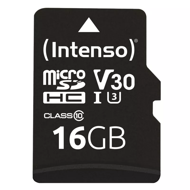 MUISTI MICRO SDHC 16GB C10/W/ADAPTER 3433470 INTENSO