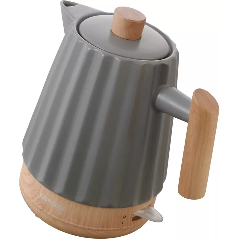 Concept RK0092 keraaminen vedenkeitin 1,5 l tummanharmaa