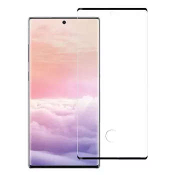 Karkaistu lasinen näytönsuoja Tellur Samsung Galaxy Note 10 — 3D Full Glue, musta