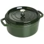 Valurautainen uunivuoka Staub 40509-356-0 3,8 l vihreä, pyöreä