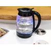 Lafe Essential XL CEG016 lasinen sähkökäyttöinen vedenkeitin, 2 l, 2200 W, musta