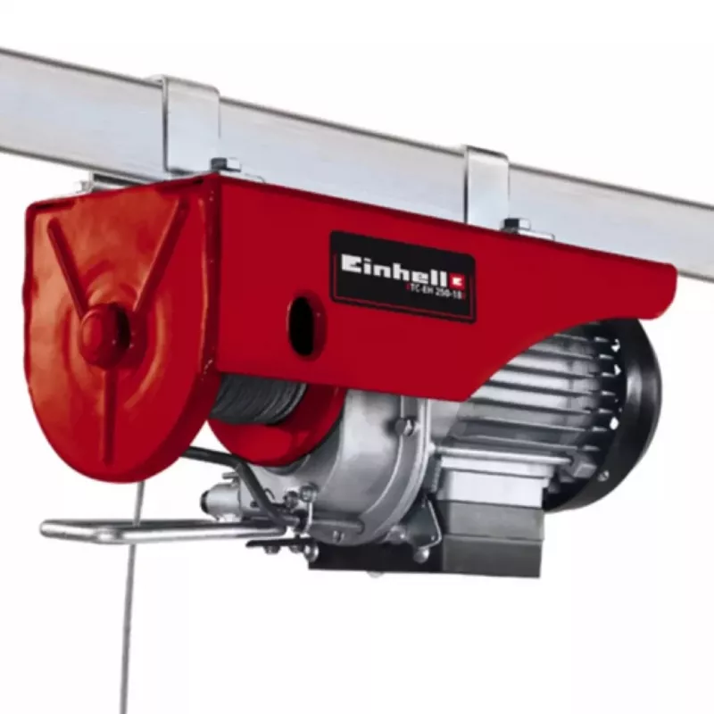 Einhell TC-EH 600 2255150 sähköinen vaijerinostin, 1050 W, 600 kg, 8 m/min, punainen