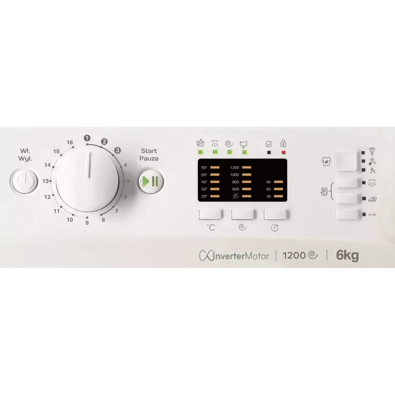 Pesukone Indesit MTWSA 61294 W PL 1200 kierr./min 6 kg