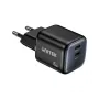 Unitek seinälaturi 2x GaN 45W — 2× USB‑C PD 3.0 ja QC-pikalataus