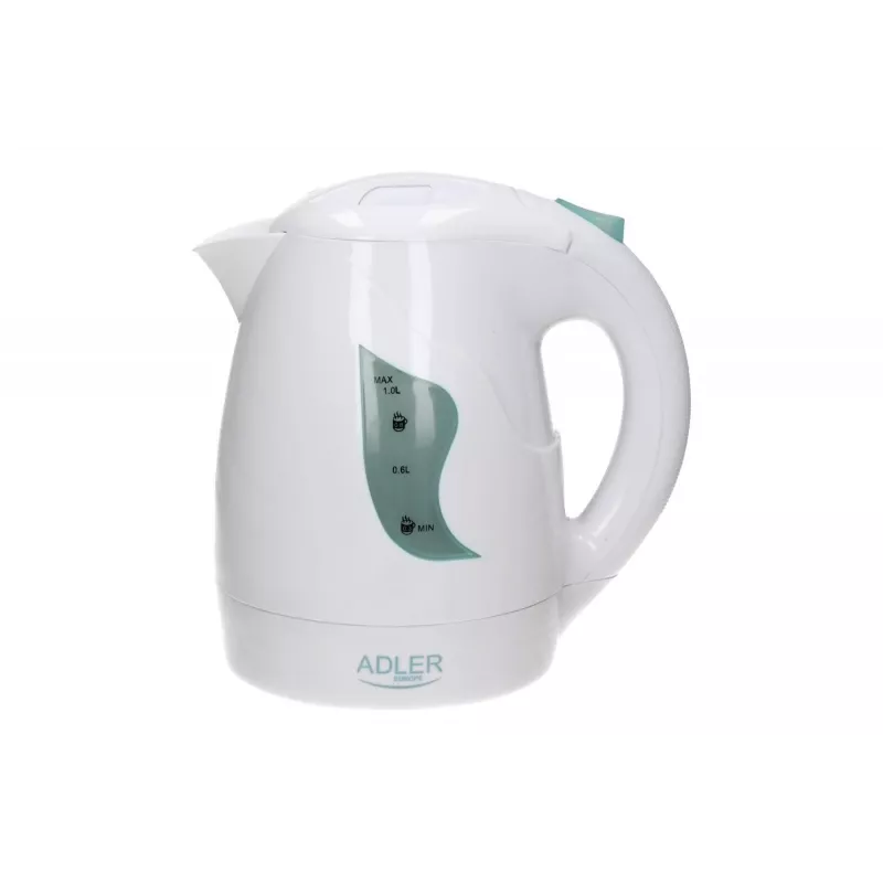 Adler AD 08 w vedenkeitin 1 L 850 W valkoinen