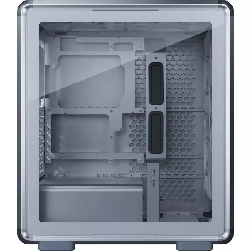 Cooler Master MasterFrame 500 Mesh PC-kotelo, Midi Tower, E-ATX, karkaistu lasi – hopea