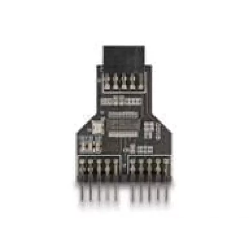 DeLOCK 60045 kaapelisovitin 9-pin USB 2.0 2 x 9-pin-header musta