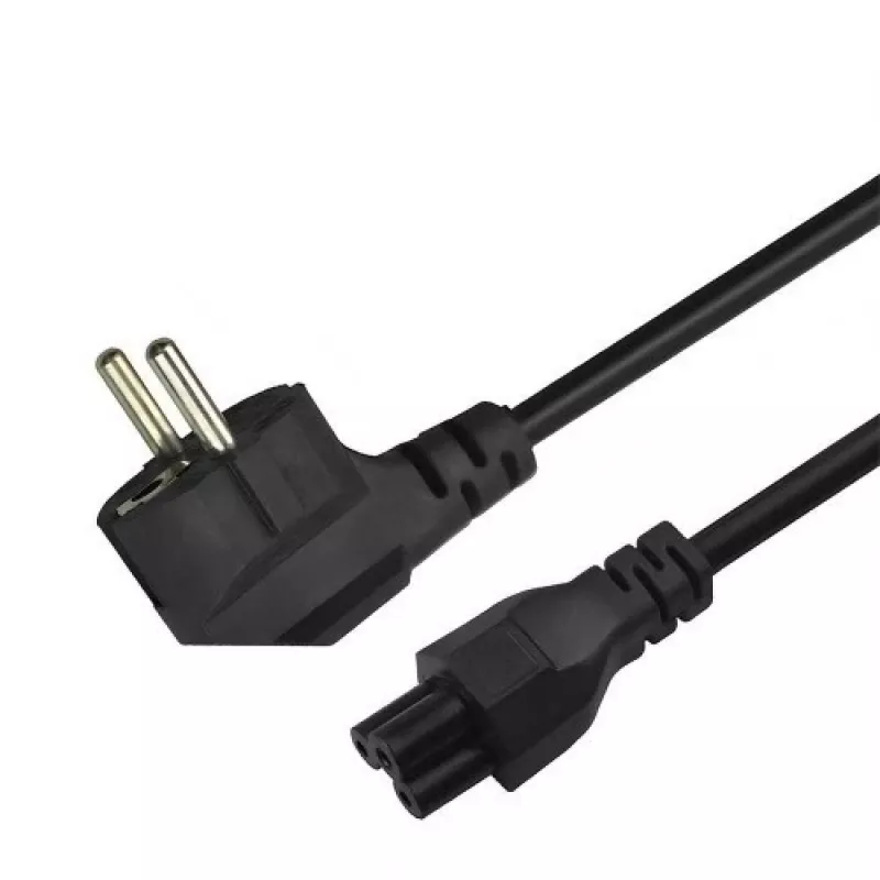 Savio CL-158 virtajohto IEC C5 – C/E/F-pistoke, 3 m, musta