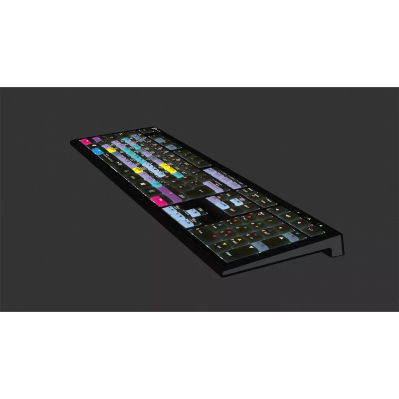 Logickeyboard ASTRA 2 DaVinci Resolve -näppäimistö LKB-RESB-A2PC-DE, USB, QWERTZ saksa (DE), PC, musta