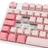 Ducky One 3 TKL Gossamer Pink näppäimistö pelaaminen USB saksa vaaleanpunainen, valkoinen