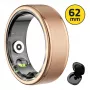 Älysormus MANTA SR01GD 62mm OneRing Gold — koko 62, metallinen kultainen viimeistely