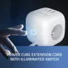 Power Cube QOLTEC 52547 jakotukki 3×AC-pistorasia, 2×USB-A, 1×USB-C PD 20W