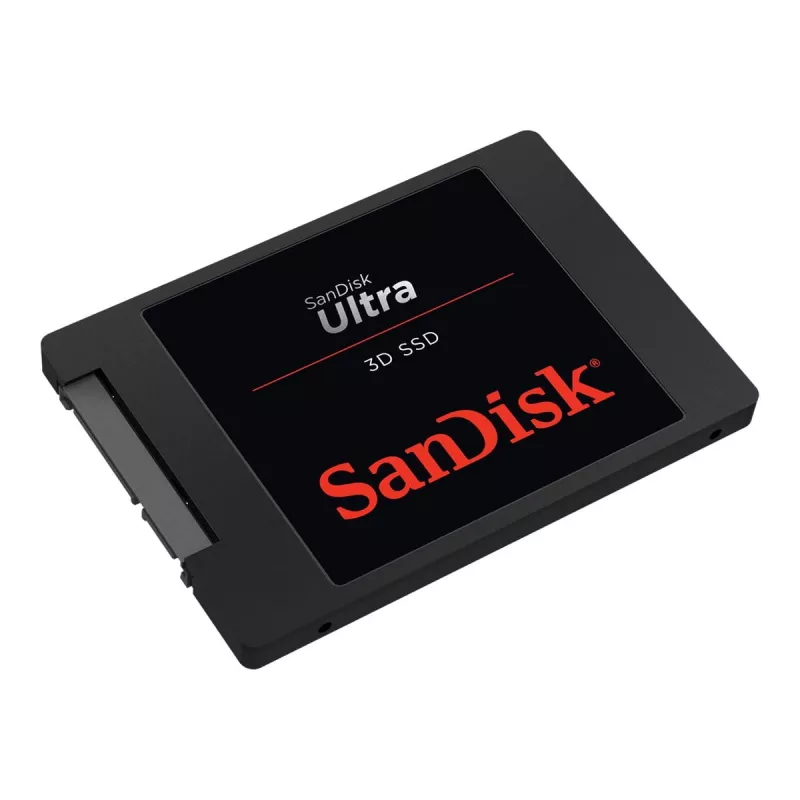 SanDisk Ultra 3D - SSD - 500 GB - sisäinen - 2,5 inch (6,4 cm) - SATA 6 Gbit/s (SDSSDH3-500G-G26)
