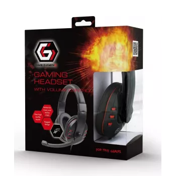 Gembird GHS-402 kuulokkeet/headset langallinen sankamalli pelikäyttöön musta