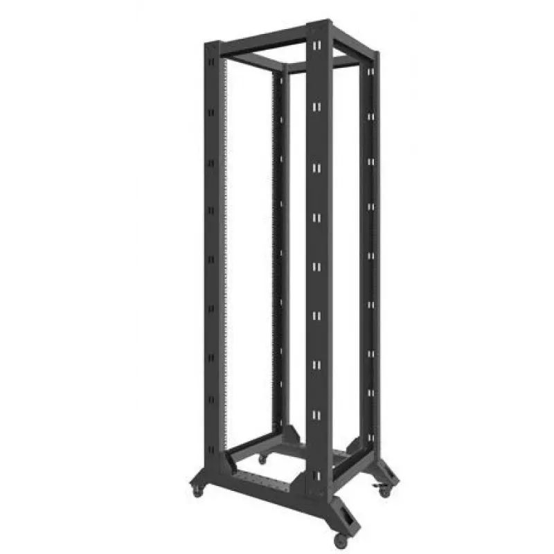 Lanberg OR01-6842-B 19 tuuman avoin räkki, 42U, 600x800 mm, musta