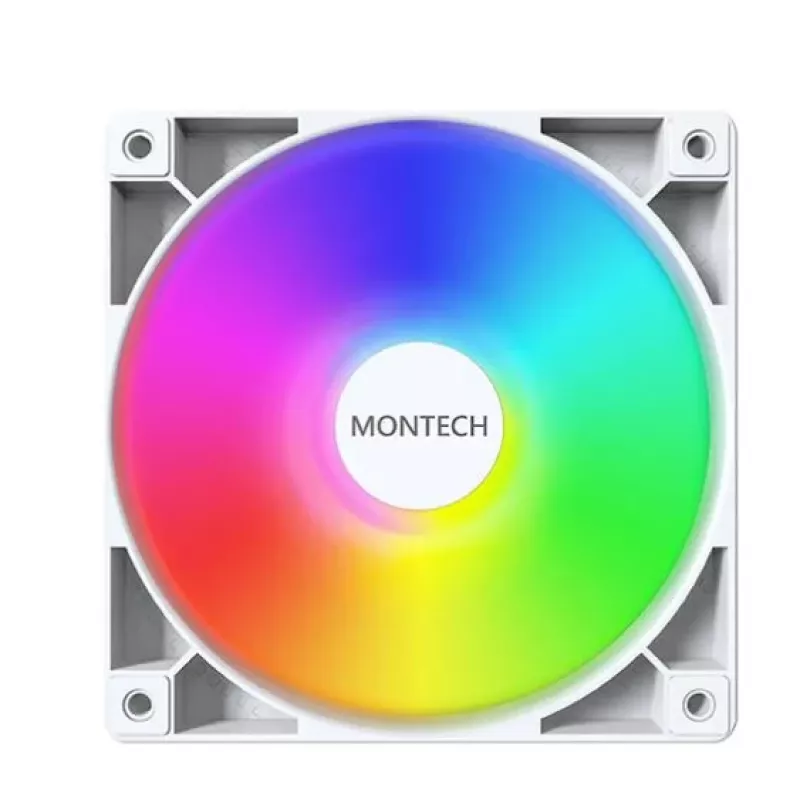 Montech GF120 V2 ARGB tietokonekotelon tuuletinyksikkö 12 cm valkoinen 3 kpl