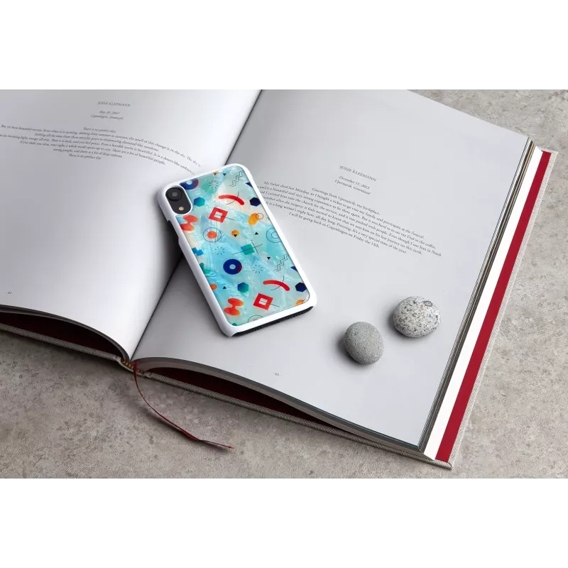 iKins älypuhelinkotelo iPhone XR — valkoinen Poppin Rock suojakotelo
