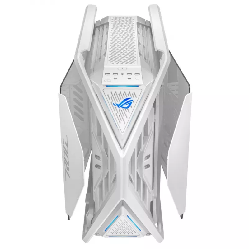 ASUS ROG GR701 Hyperion White, PC, valkoinen, ATX, EATX, micro ATX, Mini-ITX, alumiini, Multi, Front