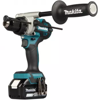 Akkuporaruuvinväännin Makita DHP492Z 18 V akkukäyttöinen, harjaton moottori, 2 vaihdetta, poraistukka 13 mm