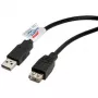 ROLINE USB 2.0 -kaapeli, tyyppi A-A, uros/naaras 1,8m (11.02.8948)