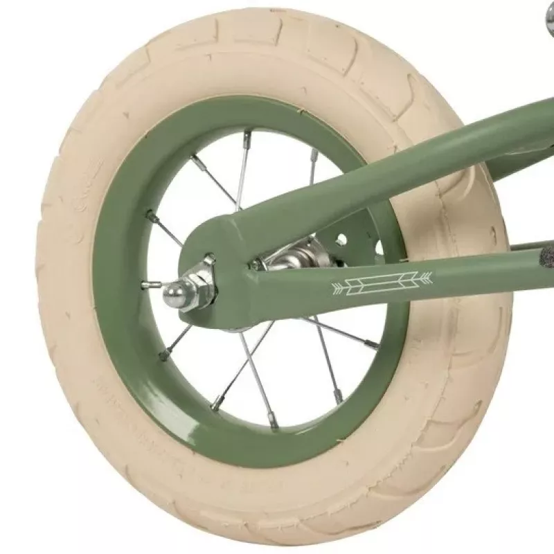 Juoksupyörä HUFFY Vintage 10 inch vihreä – HUFFY 27284W, 10 tuuman pyörät, opettelupyörä ilman polkimia
