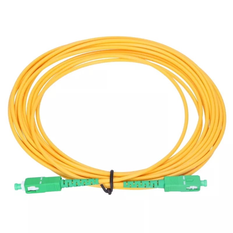 Extralink kuitukaapeli SC/APC-SC/APC, yksimuotokuitu, simplex, G.657A1, 3mm, 3m