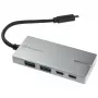 USB 3.1-C sovitin SILVERSTONE SST-EP09C – USB-C–USB-A-liitettävyys, hopeaviimeistely