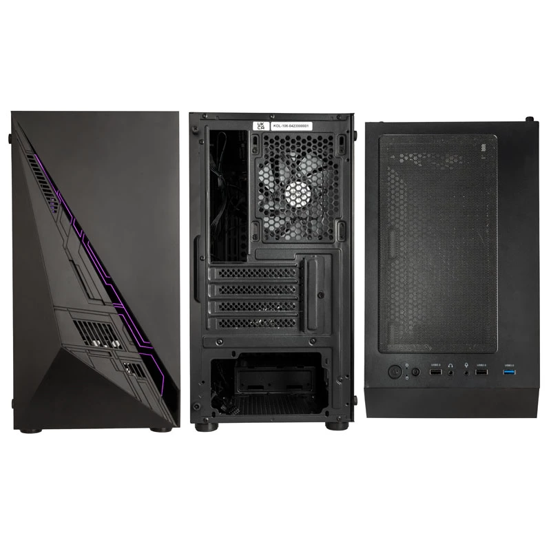 Tietokonekotelo Kolink Inspire K2 Plus ARGB Micro-ATX musta