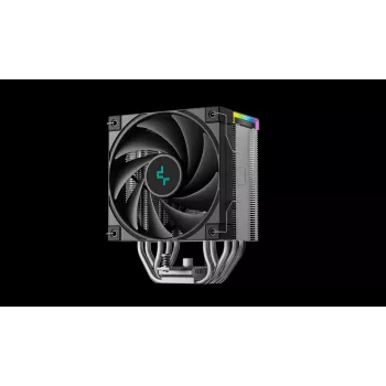 Ilmanjäähdytin DeepCool AK500S Digital SE — 120 mm:n tuuletin, tukee LGA1700/AM5/AM4- ja Intel LGA115x/1200-kantoja, musta