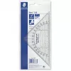 Staedtler Mars 568 38 Geodreieck-piirtokolmio, 16 cm, rikkoutumaton