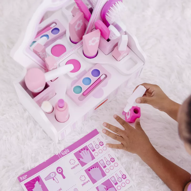 Melissa & Doug - kauneussalonki setti, roolileikki