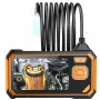 Tarkastuskamera duo-endoskooppi kaksi kameraa 5 m kaapeli 7 LED 2× Full HD LCD 5,5 mm linssi