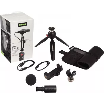 Shure MV88+ VIDEO KIT musta pöytämikrofoni