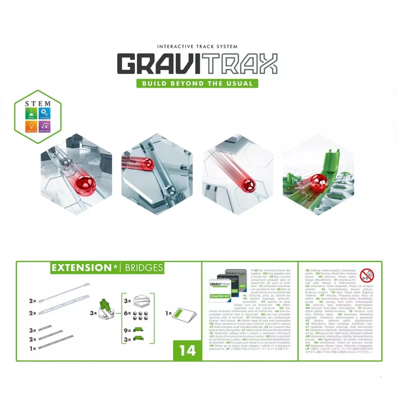 GraviTrax laajennus sillat Ravensburger 22423 monivärinen