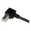 StarTech.com USBAB2MR USB 2.0 A – kulma-B -kaapeli, uros/uros, 2 m, musta