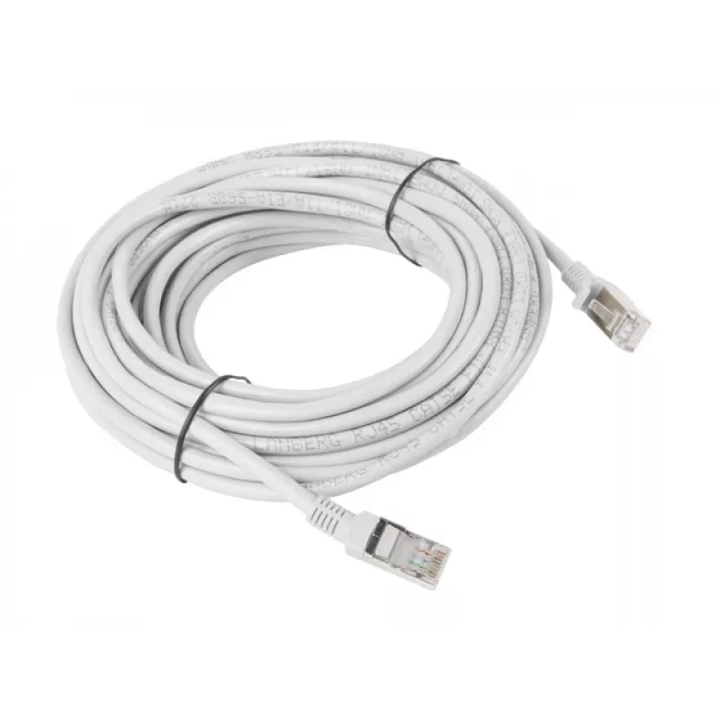 Lanberg PCU5-10CC-1000-S verkkokaapeli 10 m Cat5e U/UTP (UTP) harmaa (PCU5-10CC-1000-S)