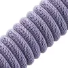 CableMod Classic Coiled CM-CKCA-CW-PW150PW-R spiraalimallinen näppäimistökaapeli, USB-C – USB-A, 150 cm, Rum Raisin