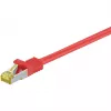 RJ45 verkkokaapeli Goobay CAT 6A S/FTP 500 MHz 2 m punainen