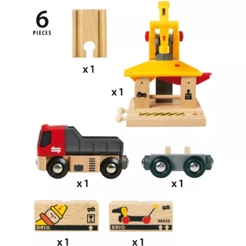 BRIO World rahdinlastausasema, leikkirakennus
