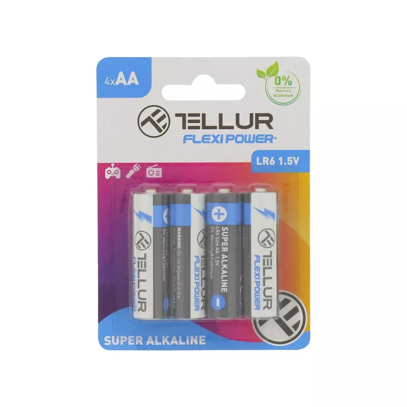 Paristo Tellur Flexi Power AA LR6 1,5 V 4 kpl/pakkaus