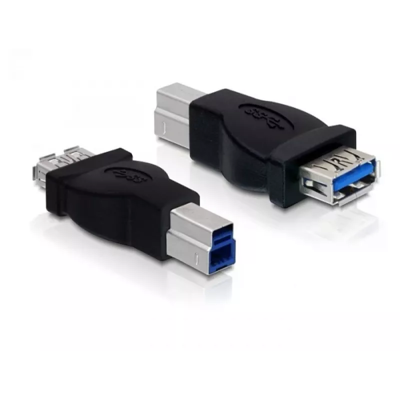 USB-sovitin DeLOCK USB 3.0-B M - USB 3.0-A FM 65179