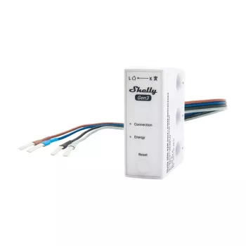 WiFi-energiamittari Shelly 3EM-63W Gen3 — 3-kanavainen verkkosähkömittari