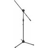 Mikrofoniteline Omnitronic MS-4 Pro puomivarrellla, musta