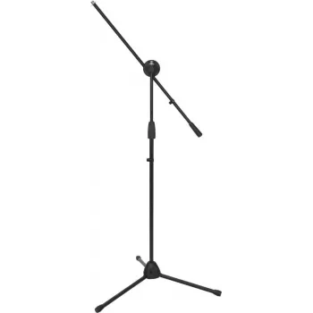 Mikrofoniteline Omnitronic MS-4 Pro puomivarrellla, musta