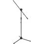 Mikrofoniteline Omnitronic MS-4 Pro puomivarrellla, musta