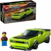 Rakennusleluauto LEGO Speed Champions Dodge Challenger SRT Hellcat 77237 — 390 osaa, 1 minifiguuri, ikäsuositus 9+