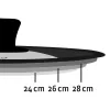 Hama 111545 pannun kansi musta, läpinäkyvä